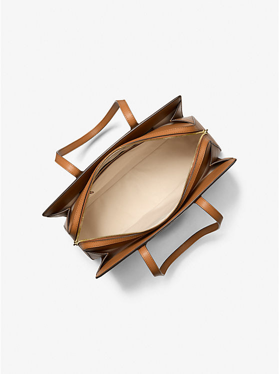 Michael Kors Laila Medium Tote Brown Acorn