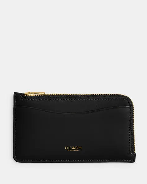COACH Essential New York Zip Leather Black