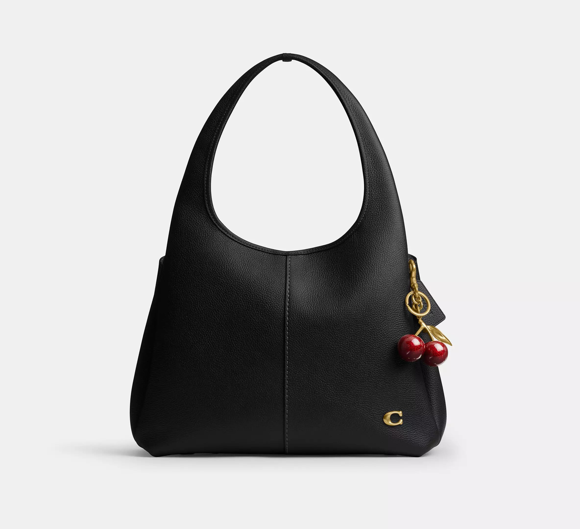 COACH Lana Polished Pebble Leather Brass Stone