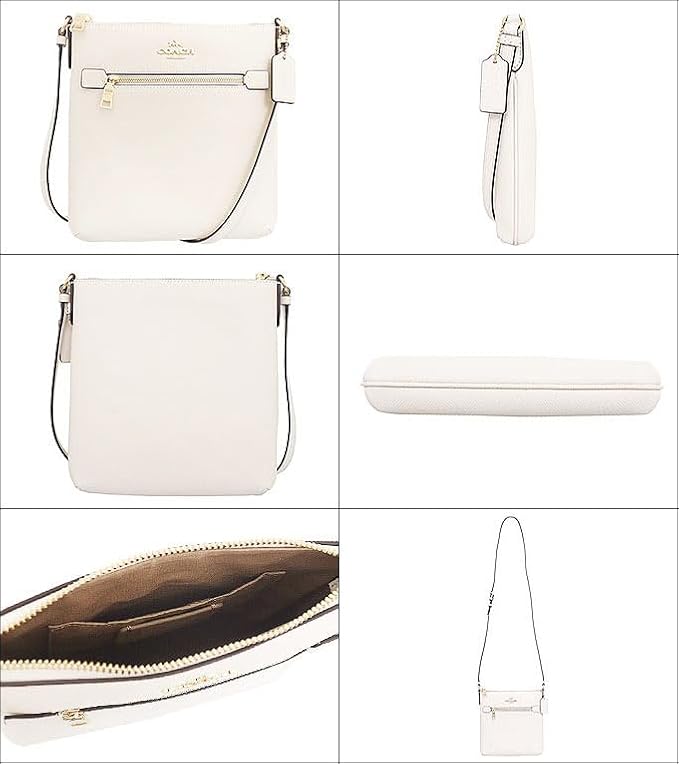 Bella Small Leather Crossbody Brass Black