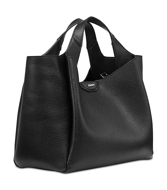 DKNY Woman Black Small Willa Satchel Top Handle Bag