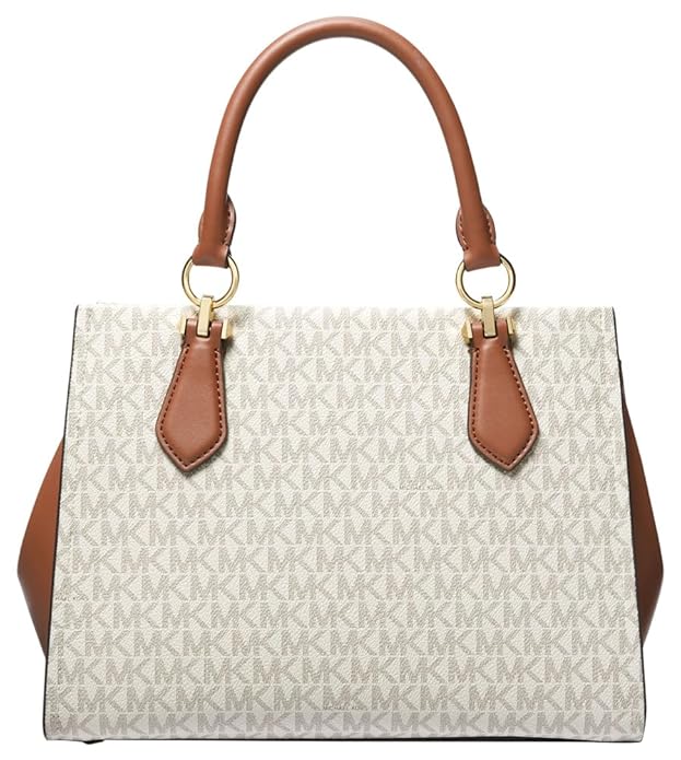 MK Marilyn Medium Satchel Vanilla Brown