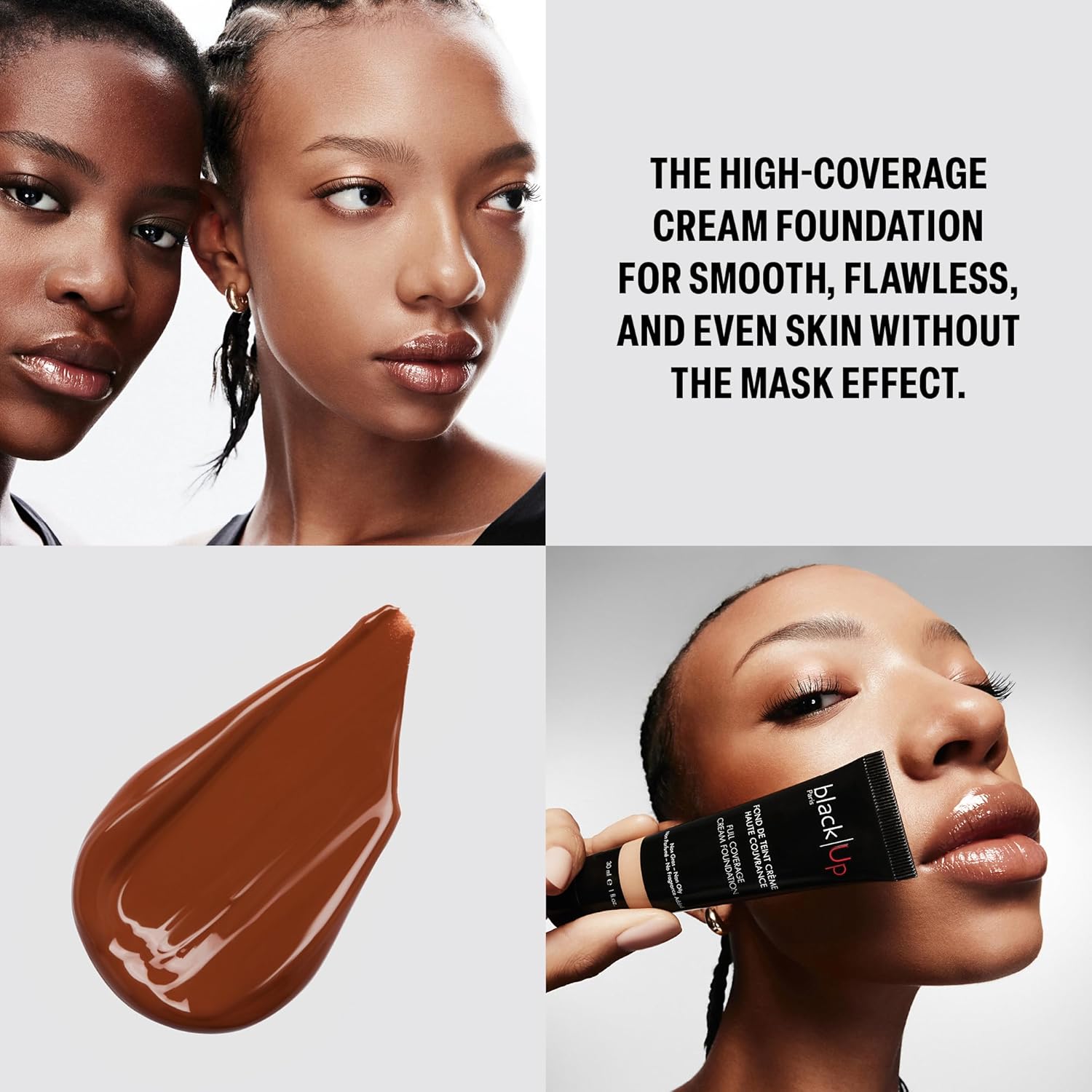 blackUp Full Coverage Cream Foundation