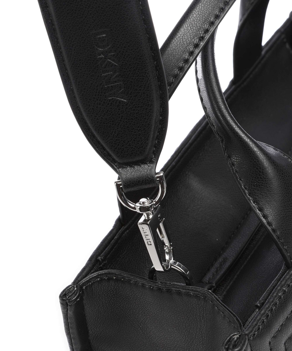 tote bag with geometric detailing and dual handles