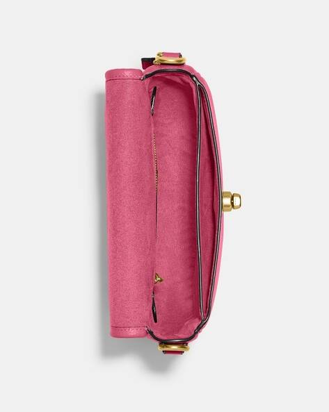 COACH Polished Pebble Leather Willow Pink