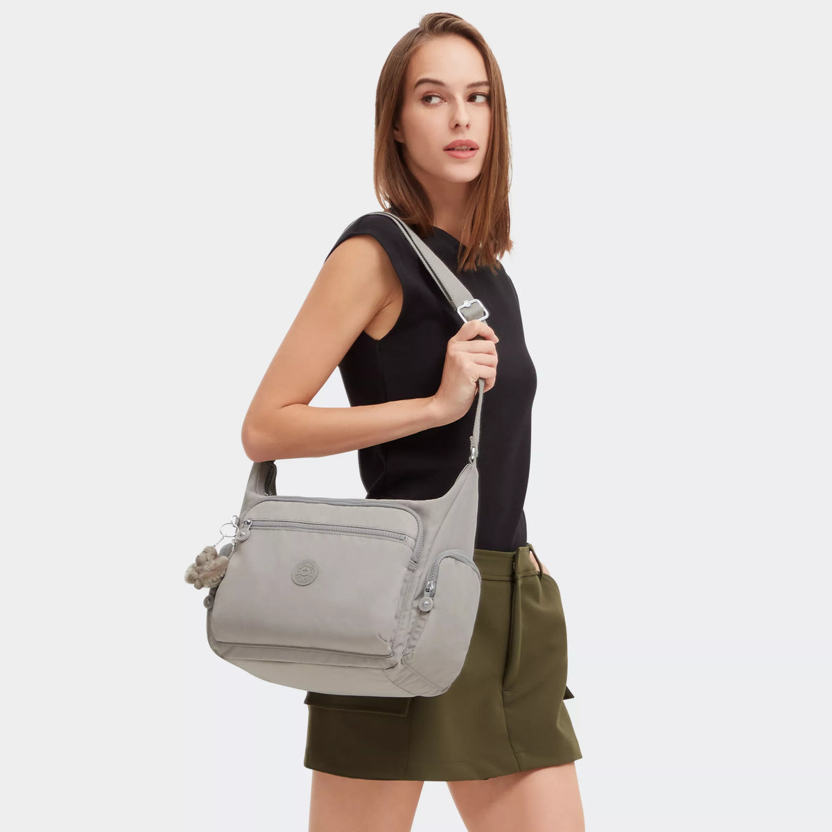 Kipling Kipling Gabbie Crossbody Bag Grey Gris No Size