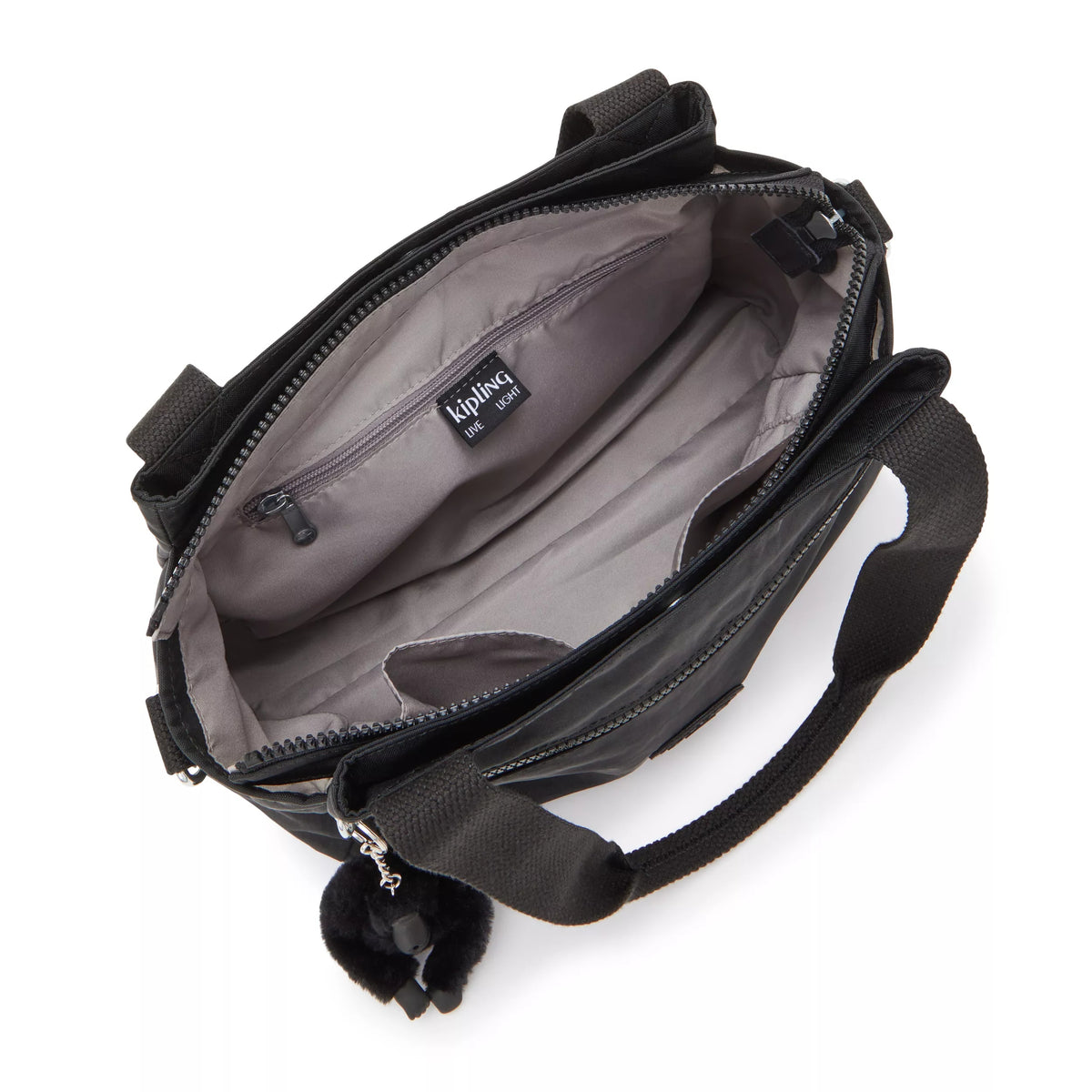 Kipling Elysia Satchel Black Noir ONE SIZE