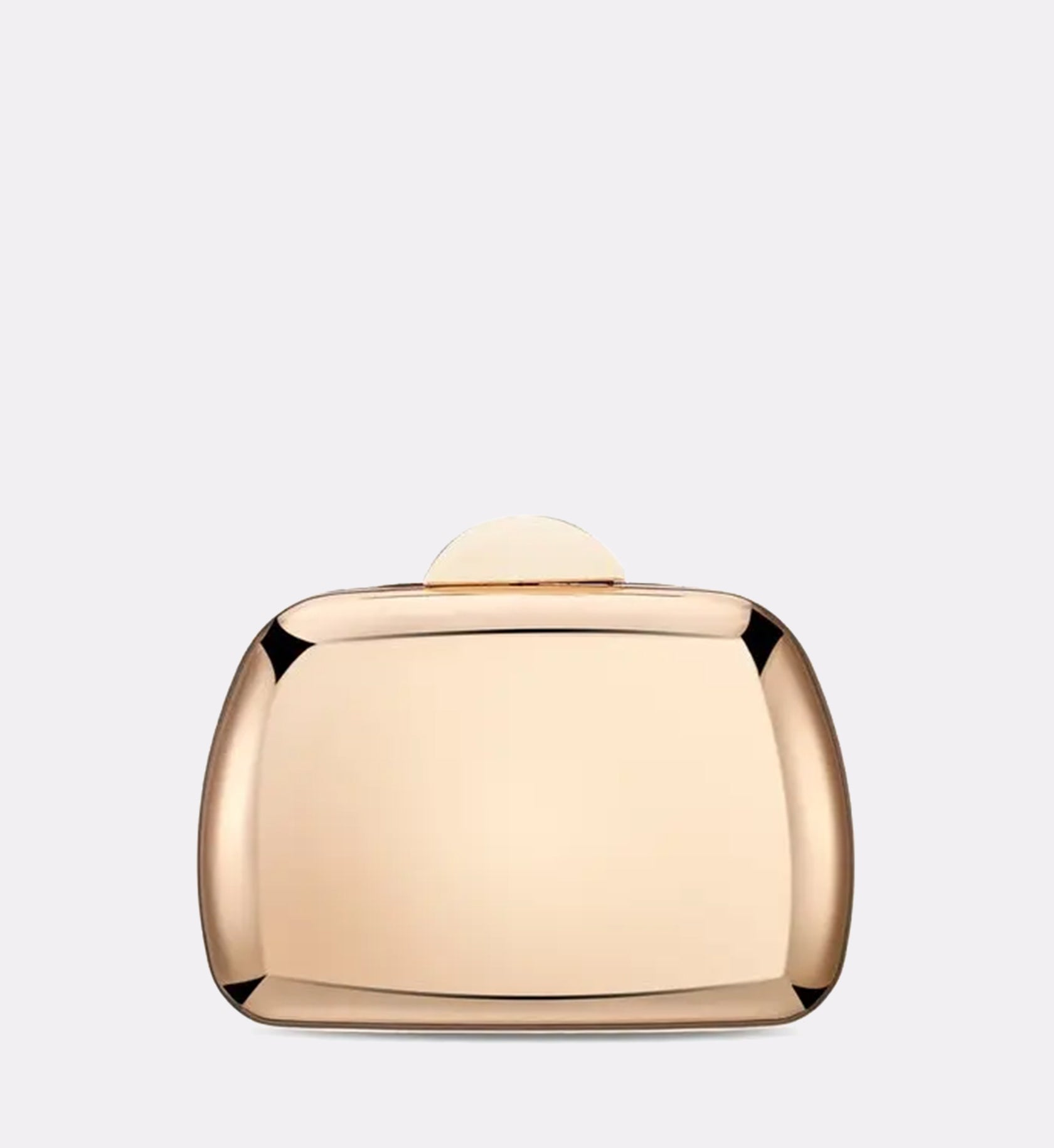 Mirror Metallic Minaudiere Clutch