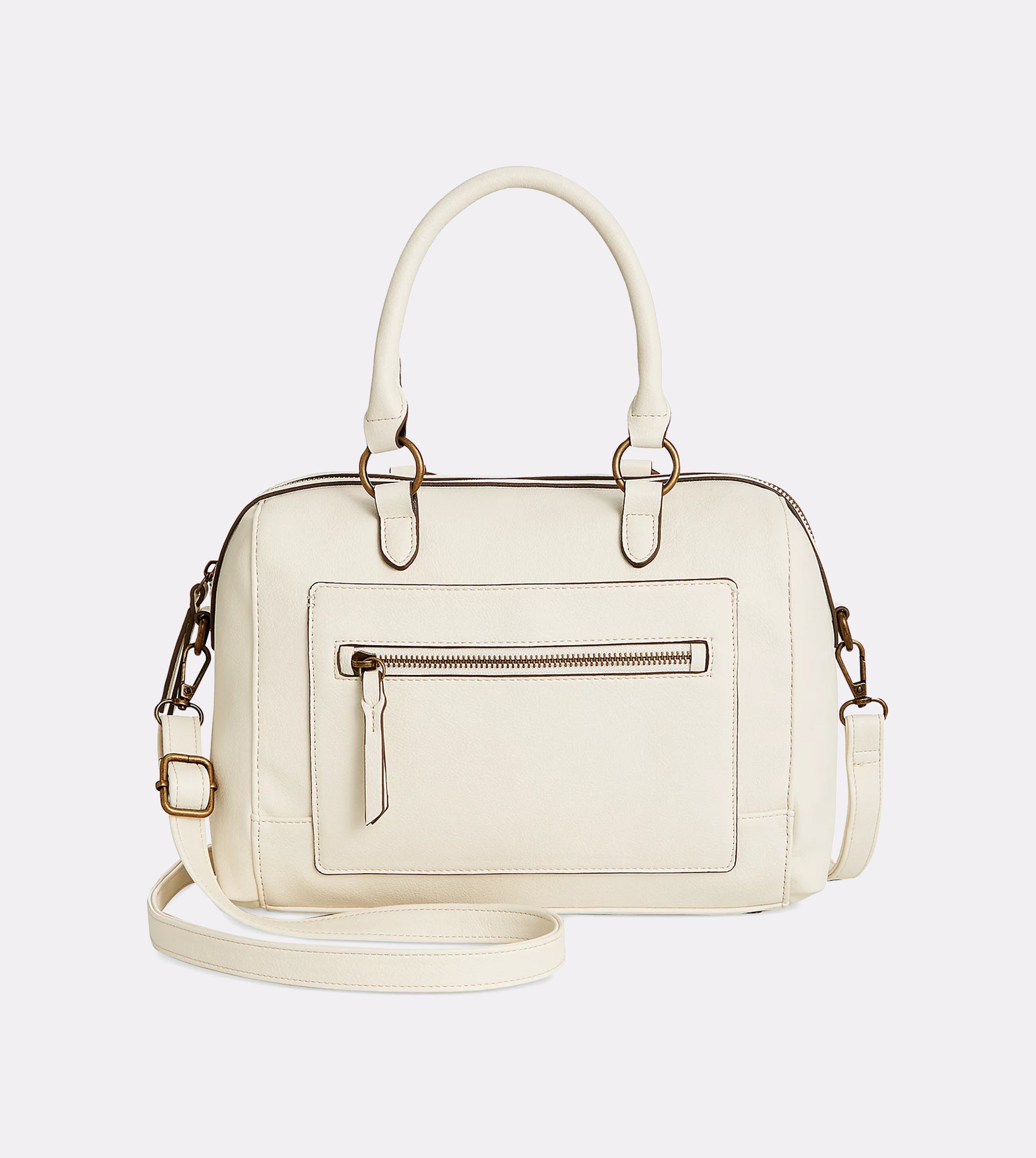 Style Co Hudsonn Satchel Alabaster