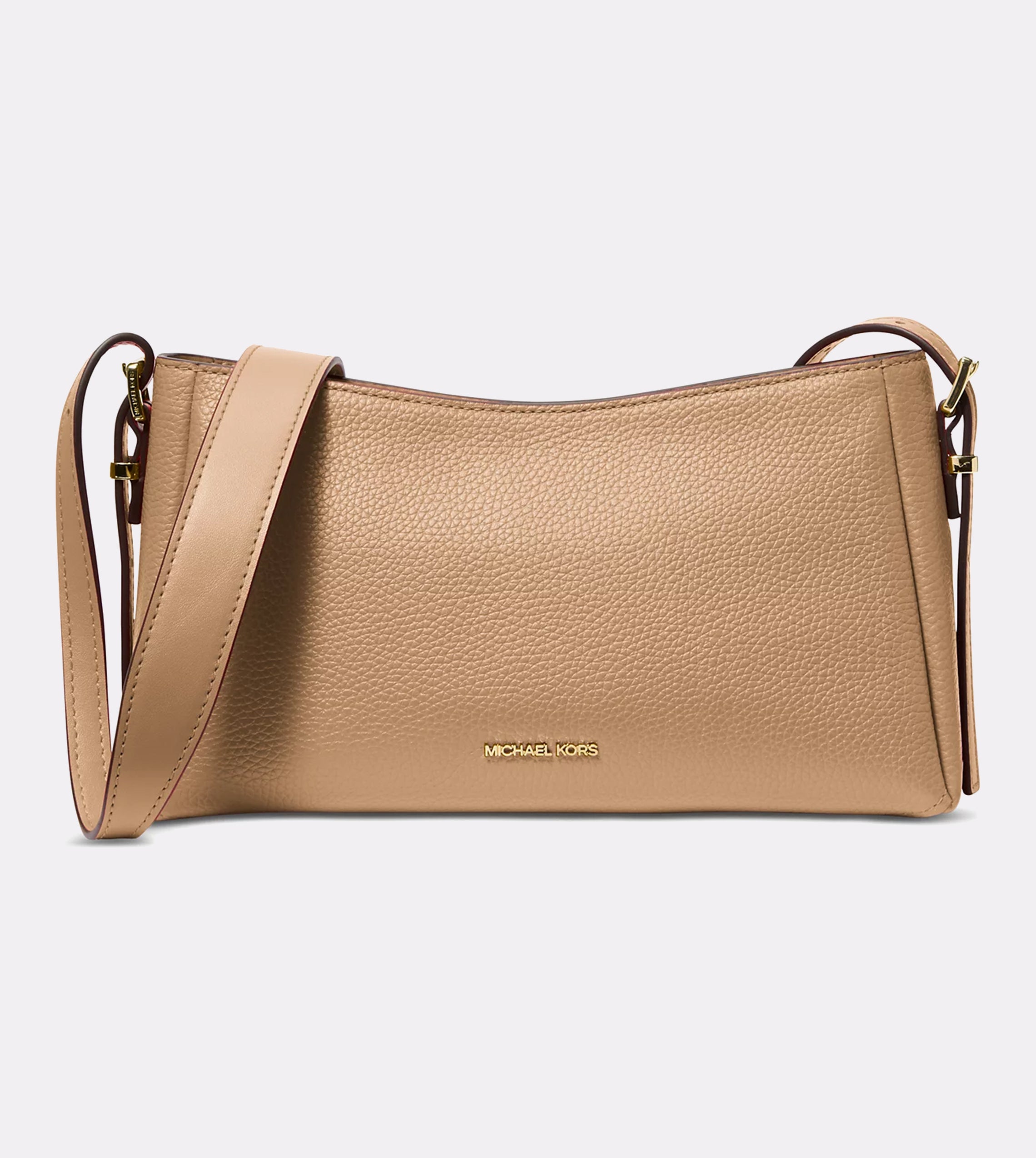 Michael Kors Moore Medium Leather Crossbody Burnt Sienna