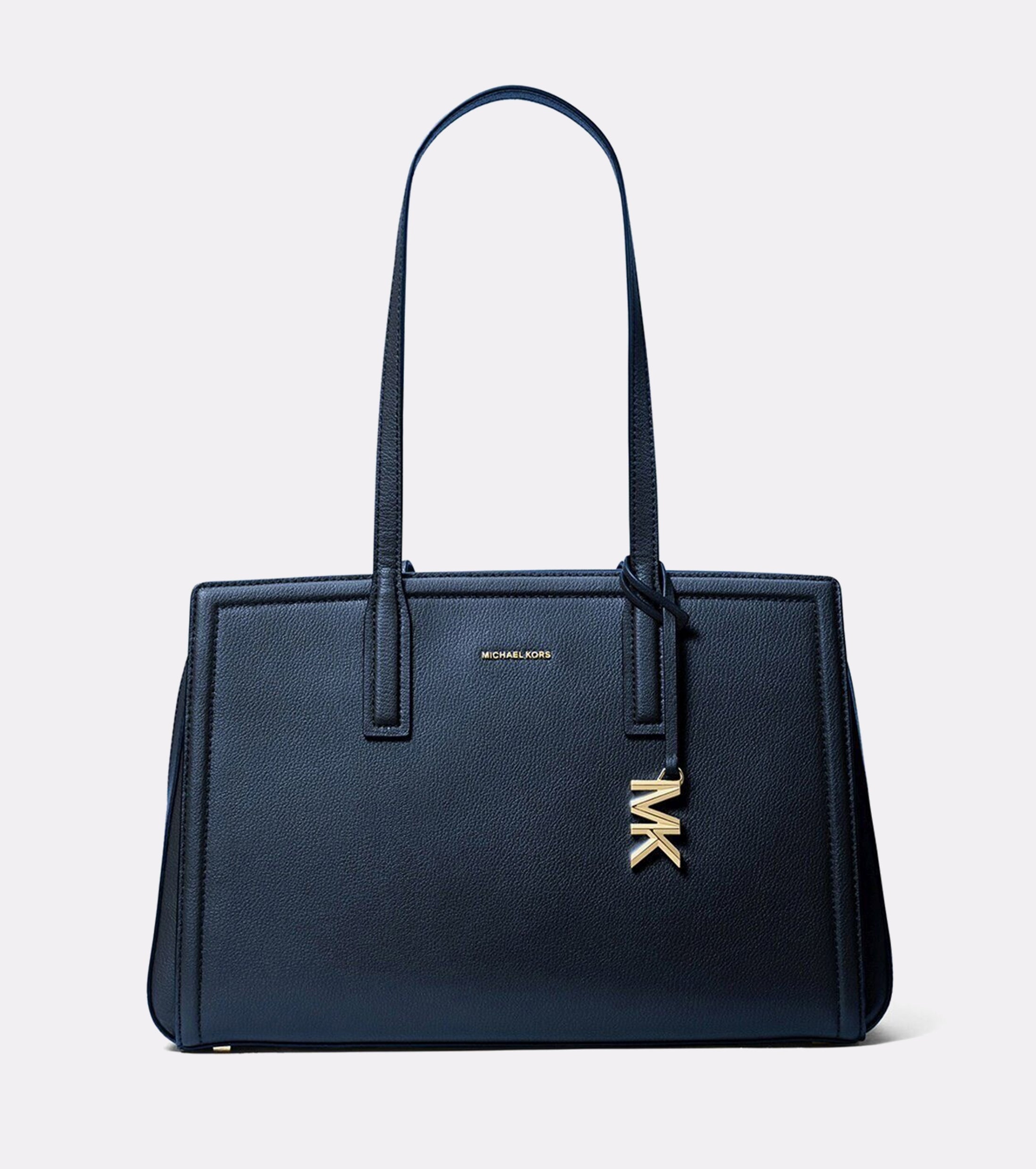 Michael Kors Laila Medium Leather Tote Black