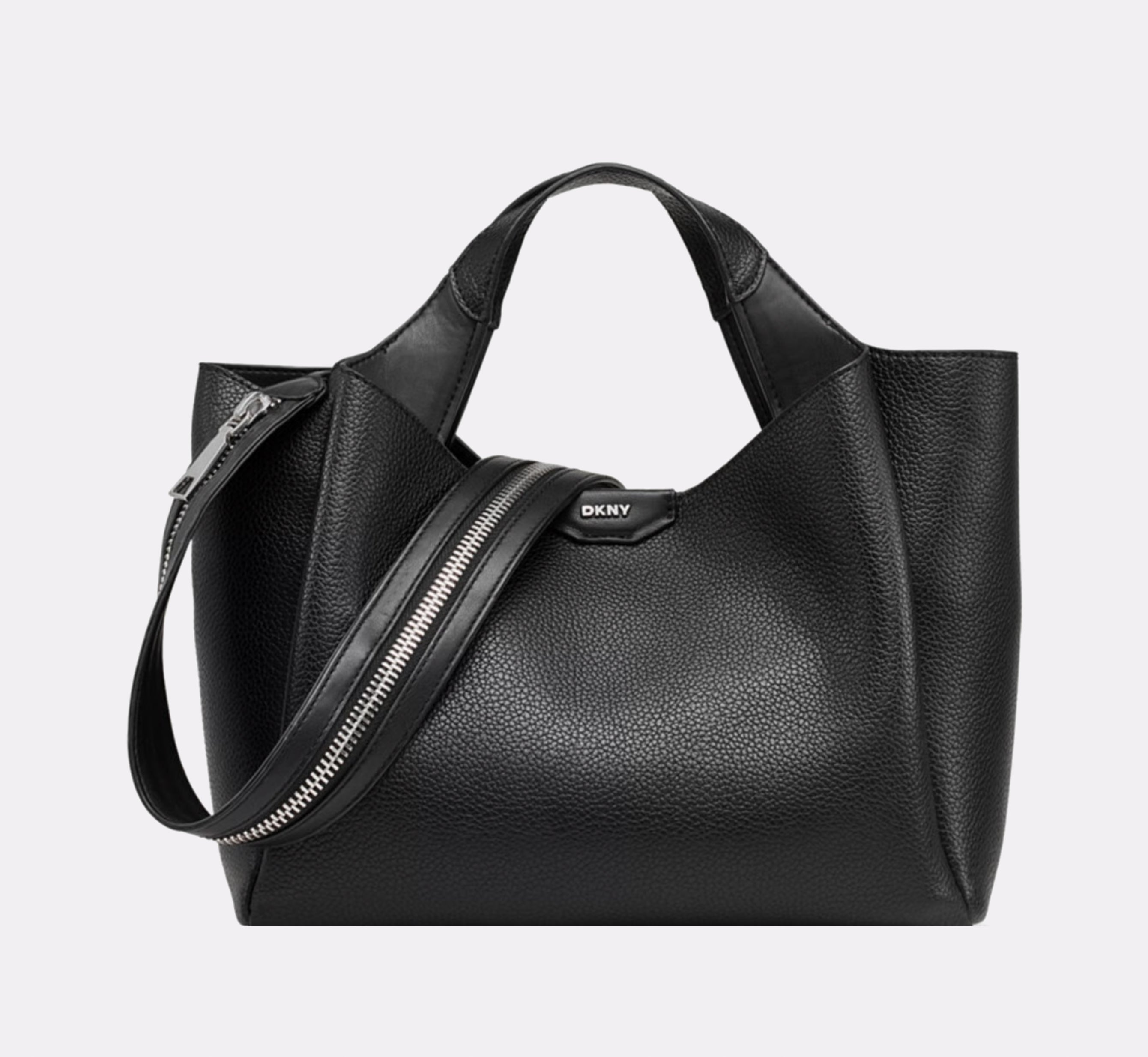 DKNY Woman Black Small Willa Satchel Top Handle Bag