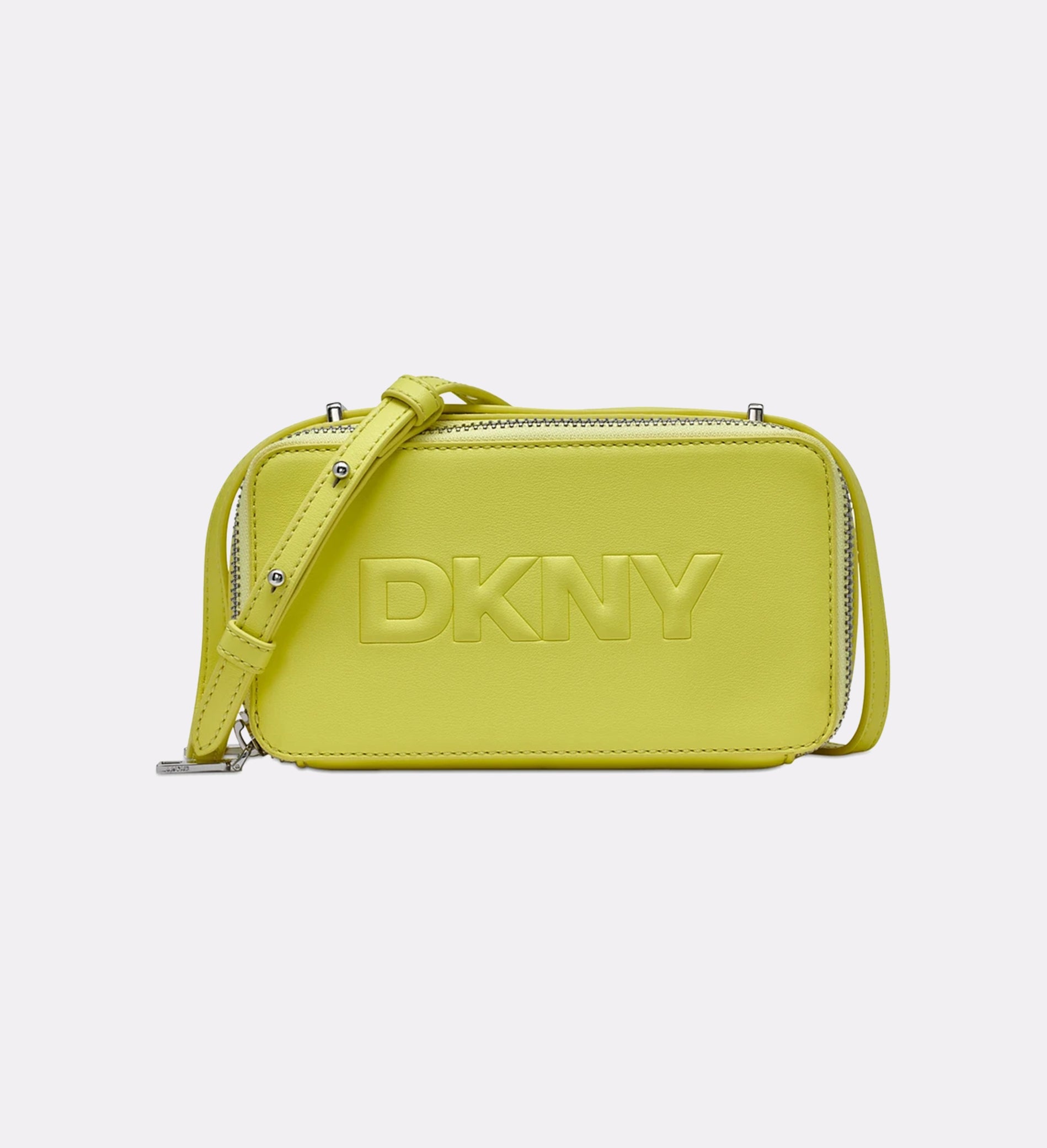 DKNY Carter Mini Logo Camera Bag Black Silver