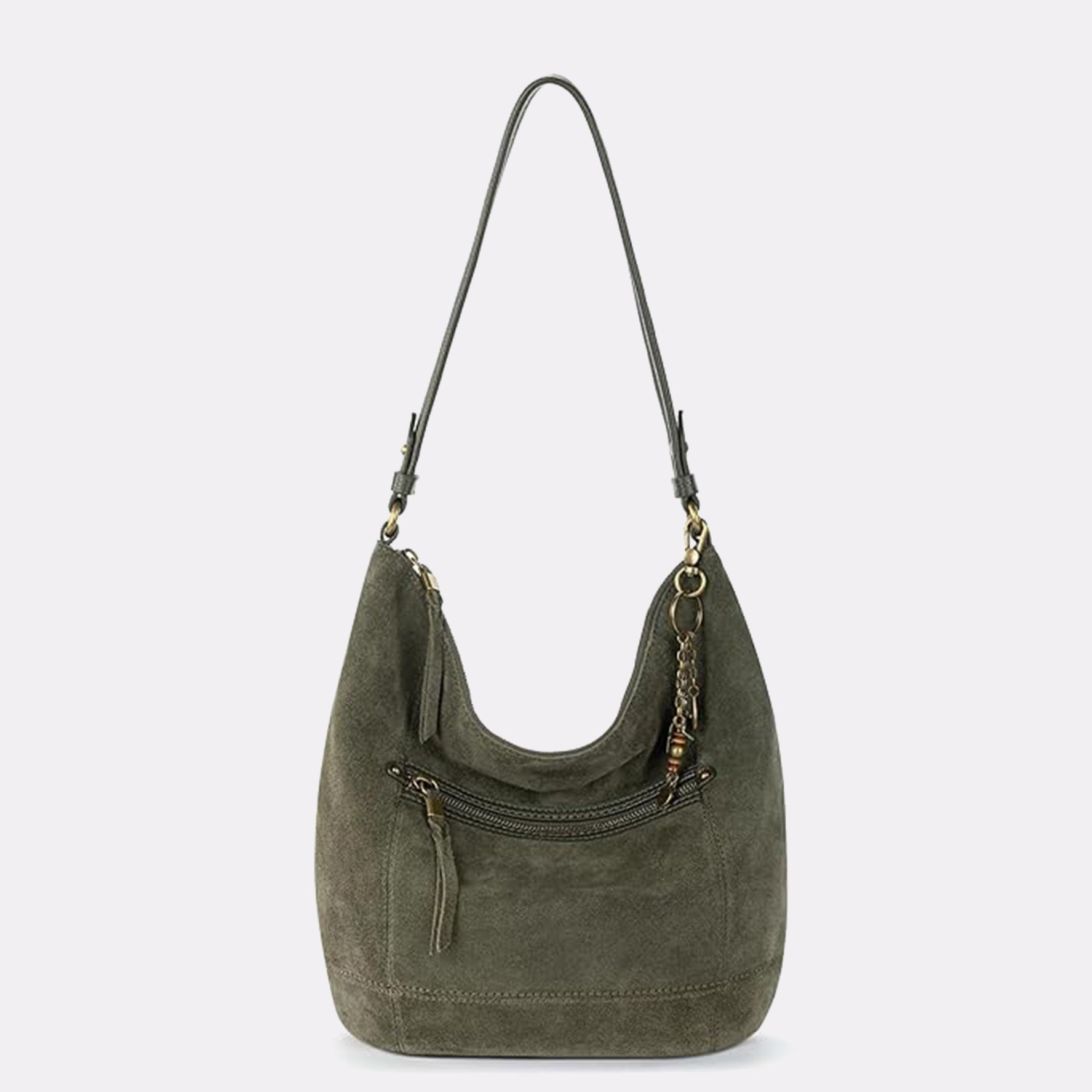 The Sak Womens Sequoia Leather Moss Suede