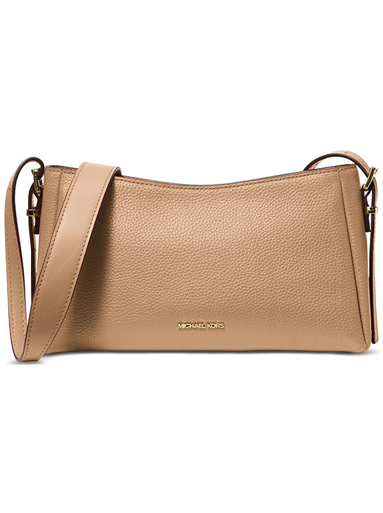 Michael Kors Moore Medium Leather Crossbody Black