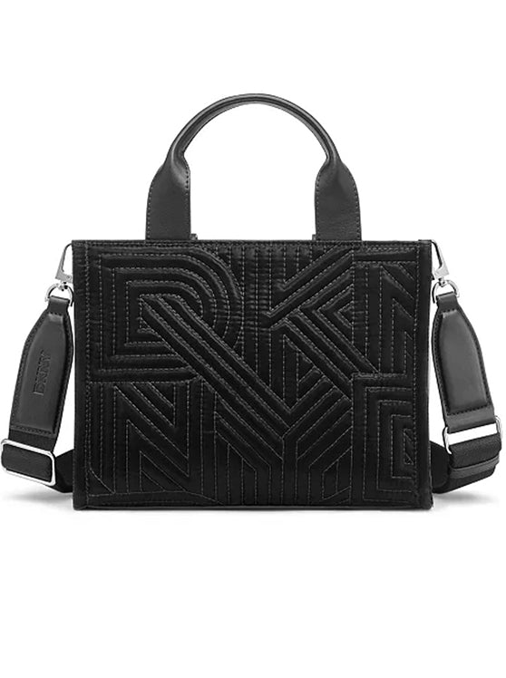 DKNY Hadlee Small Tote Black Silver
