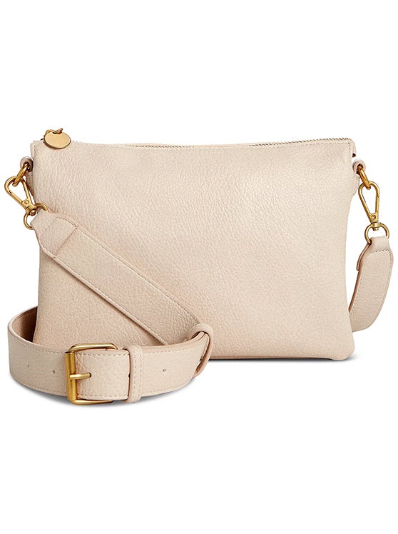 Style Co Double Compartment Crossbody Alabaster