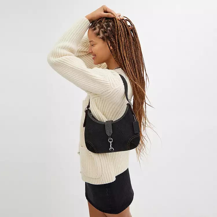 Coach Hamptons Hobo Bag Black