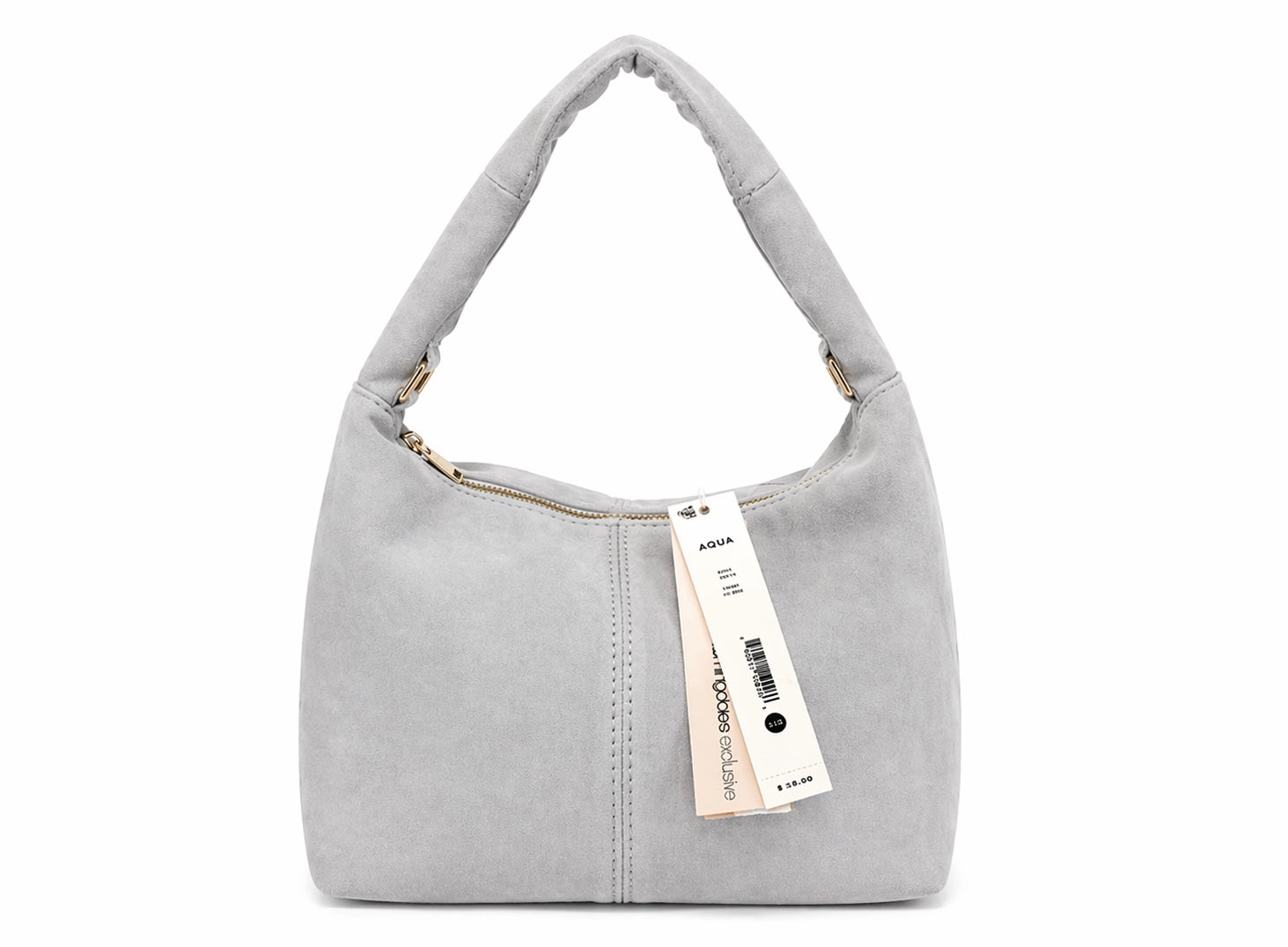 AQUA Suede Hobo Bag