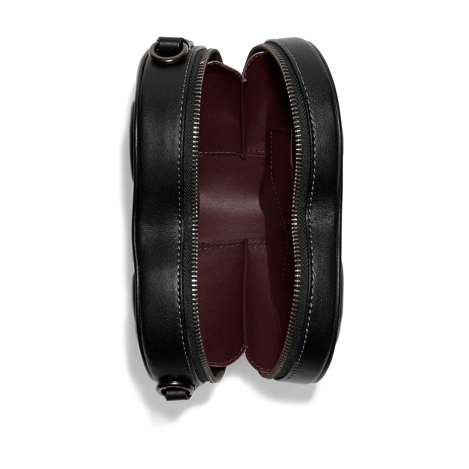 COACH Quilted Leather Heart Crossbody V5 Black