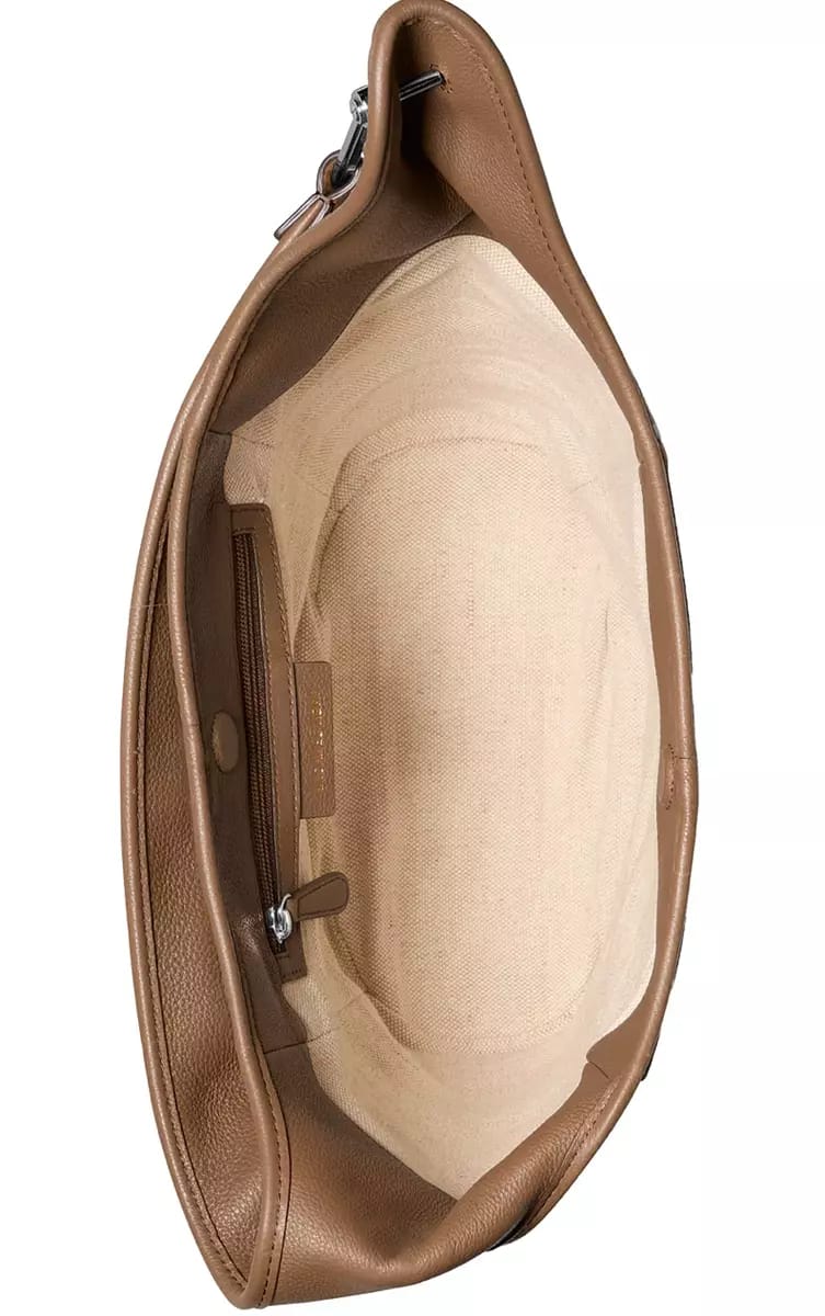 Michael Kors Large Leather Hobo Shoulder Bag Driftwood