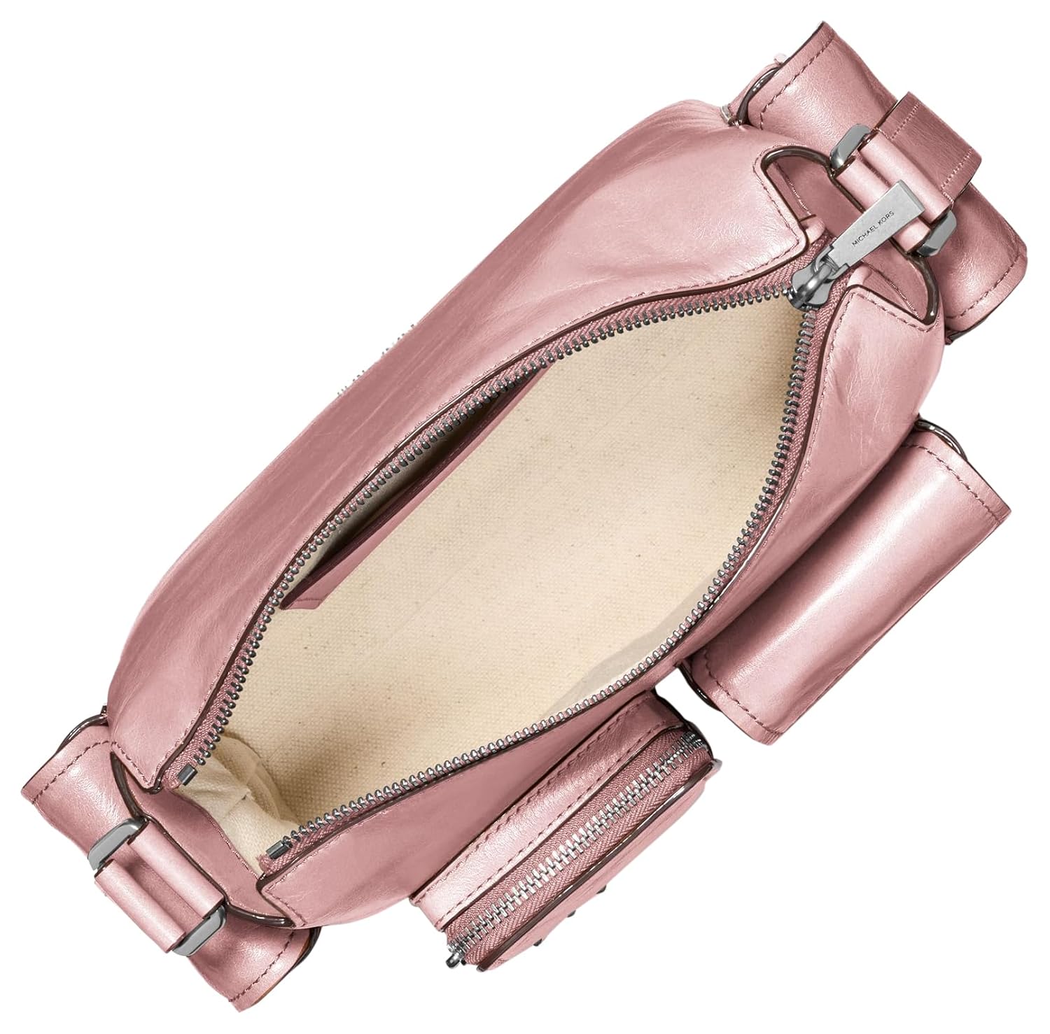 Michael Kors Dakota Small Pocket Leather Shoulder Black