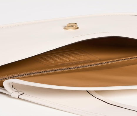 COACH Cashin Carry Small Leather Crescent Bag