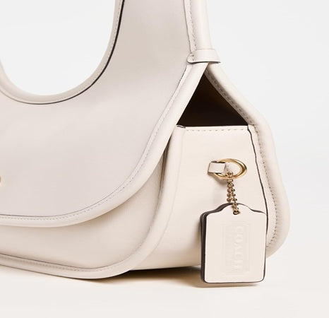 COACH Cashin Carry Small Leather Crescent Bag