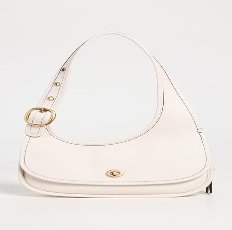 COACH Cashin Carry Small Leather Crescent Bag