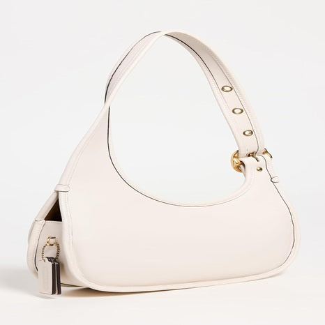 COACH Cashin Carry Small Leather Crescent Bag