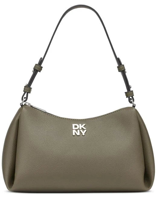 DKNY Women's Gray Remy Top Zip Shoulder Bag