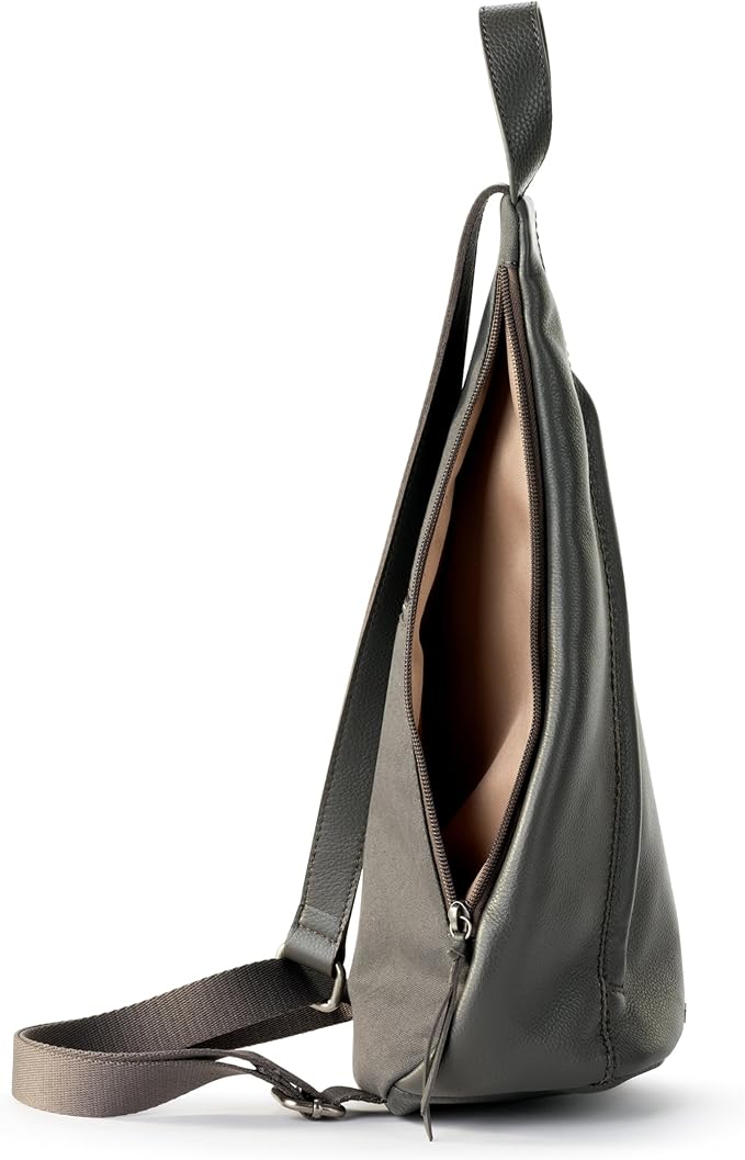 The Sak Womens Geo Sling Leat Black No Size