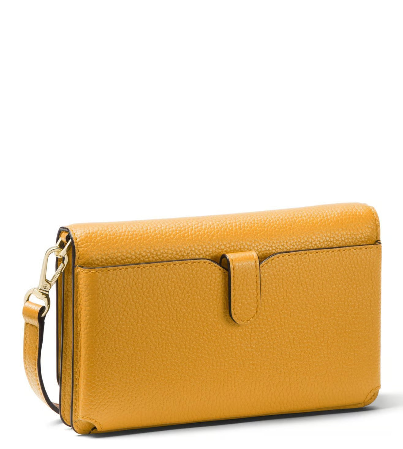 Michael Kors Jet Set Charm Small Leather Ph Black Gold