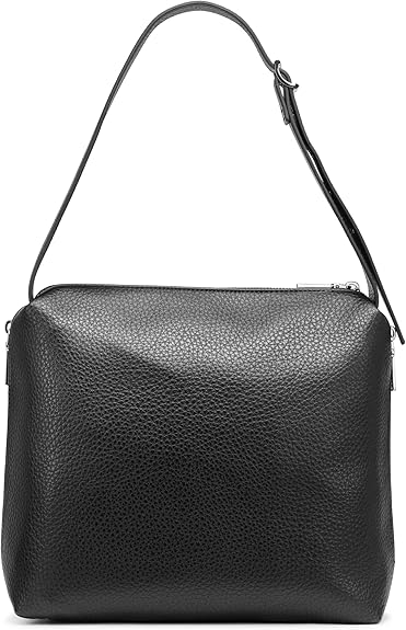 DKNY Zia Small Hobo Black Silver
