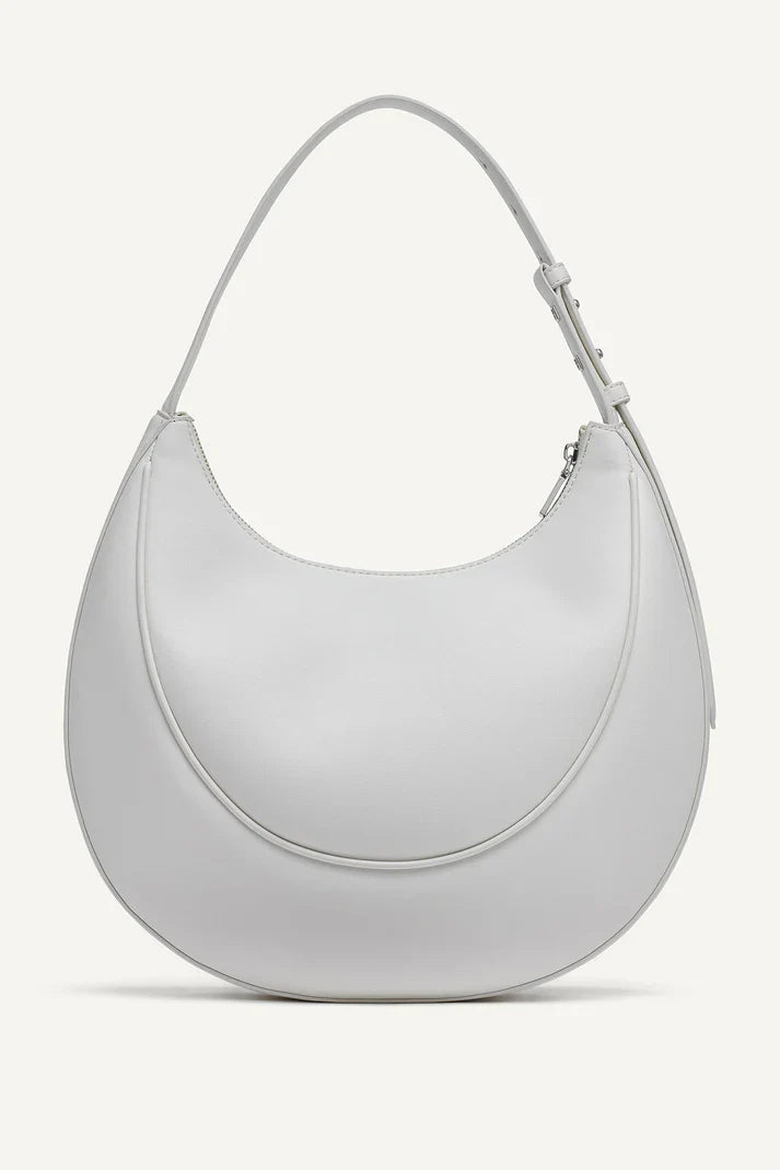 DKNY Sadie Medium Shoulderulder Bag Marshmallow Black