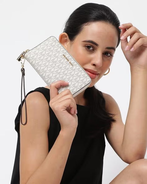 Michael Kors Jet Set Large Flat Multifuncti Brown Gold