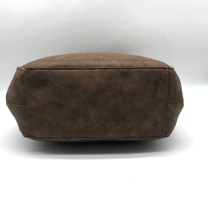 Style Co Whip-Stitch Soft Hobo Bag Mtl Chocolate No Size
