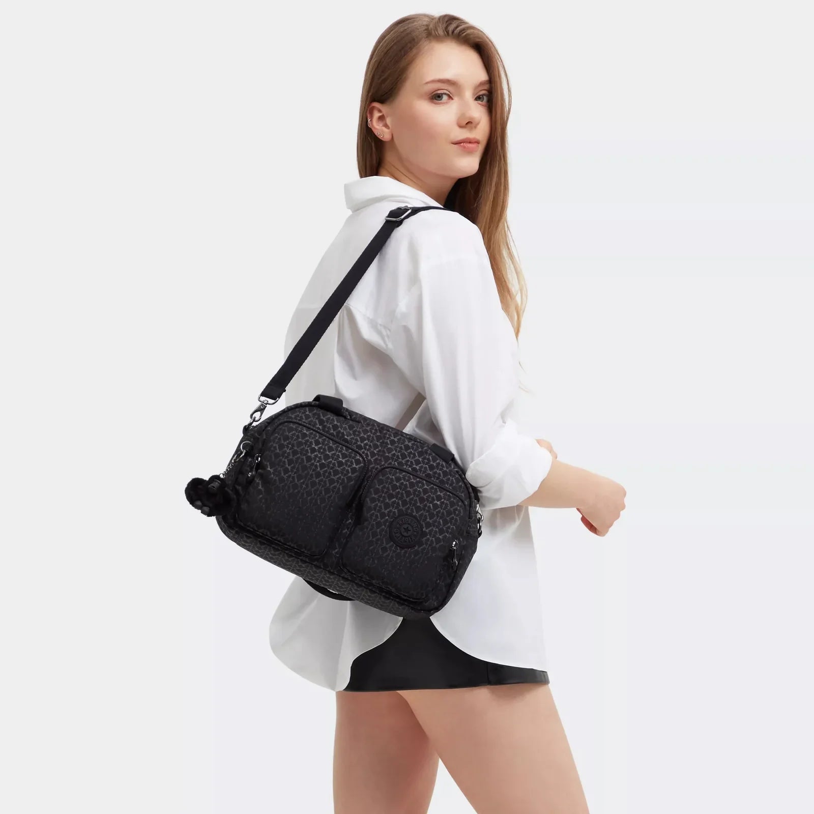 Kipling Cool Defea Nylon Medium Shoulder Bag