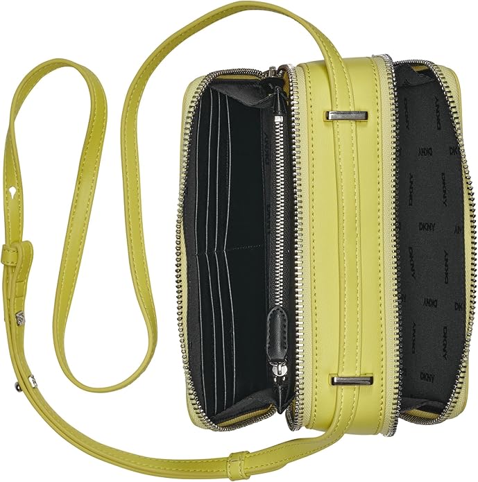 DKNY Carter Mini Logo Camera Bag Black Silver