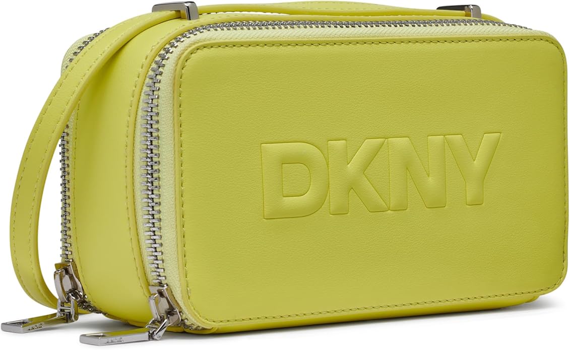 DKNY Carter Mini Logo Camera Bag Black Silver
