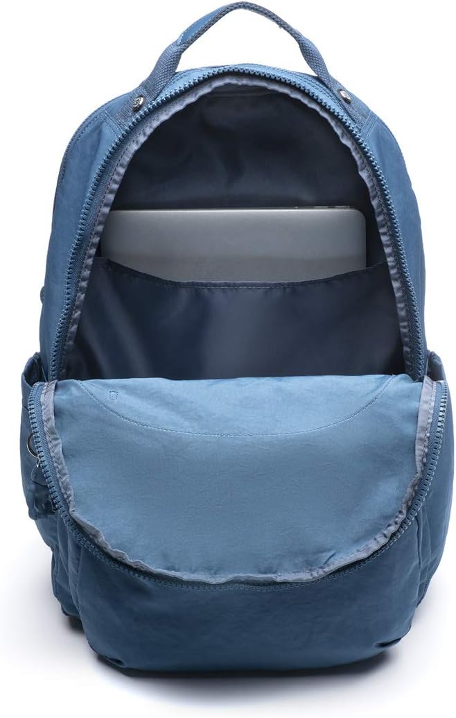 Kipling Seoul Go XL Nylon Backpack True Blue 2